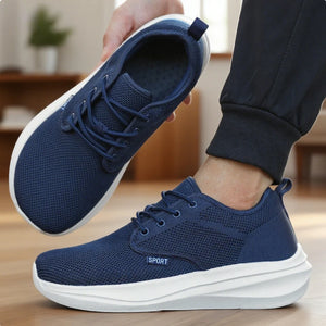 Nomad 110 Wide Toe Walking Sneaker in navy (MODEL110NVY)
